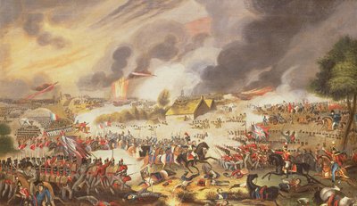 La battaglia di Waterloo, 18 giugno 1815, 1842 da G. Newton