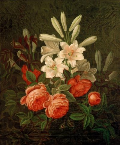 Natura morta con fiori da G. Normann