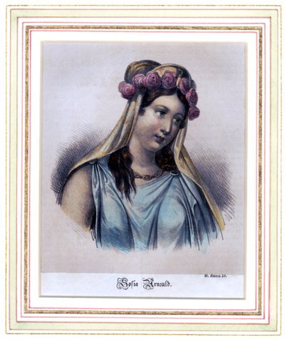 Sophie Arnould, soprano francese da G. Riccio