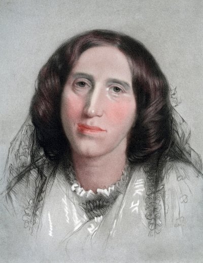 George Eliot, romanziere inglese, XIX secolo da G Sidney Hunt