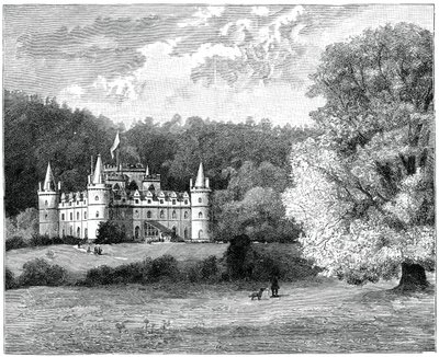 Castello di Inverary, Scozia occidentale da G. W. Wilson and Company