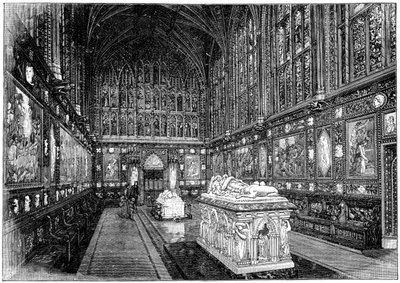 La Cappella del Memoriale di Alberto, Windsor, 1900 da G. W. Wilson and Company