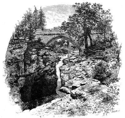 Il Linn di Dee, Aberdeenshire, Scozia, 1900 da G. W. Wilson and Company
