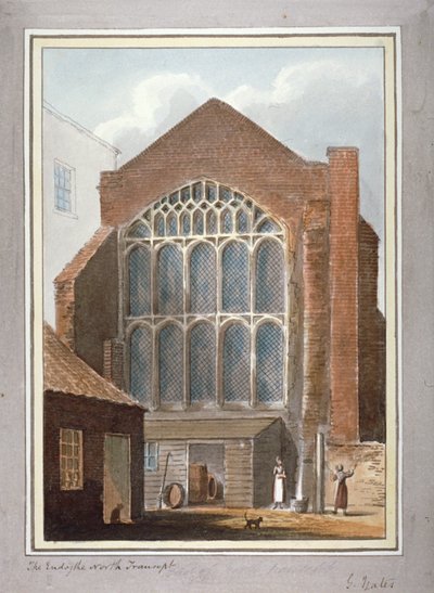 Cattedrale di Southwark, Londra, 1825 da G Yates