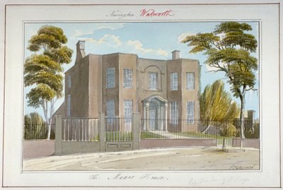 La Manor House, Newington, Southwark, Londra, 1826 da G Yates