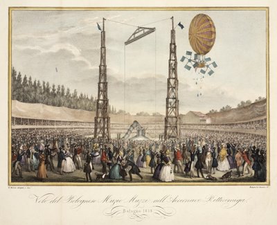 Il volo del bolognese Muzio Muzzi (1809-46) nell