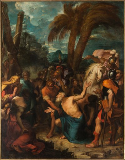San Andrea esultante alla vista del suo tormento da Gabriel (1630 1704) Blanchard