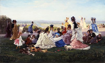 Domenica a Bellevue da Gabriel Amable de Lafoulhouze