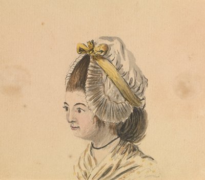 Testa di una donna con berretto arricciato, c.1774 da Gabriel Bray