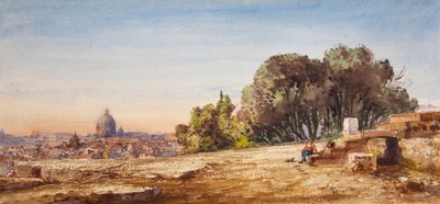 San Pietro, Roma, dal Pincio da Gabriel Carelli