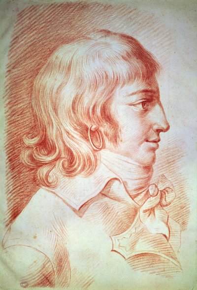 Louis-Antoine-Leon de Saint-Just (1767-94) da Gabriel Christophe Guerin