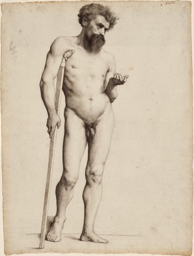 Nudo maschile in piedi da Gabriel Ferrier