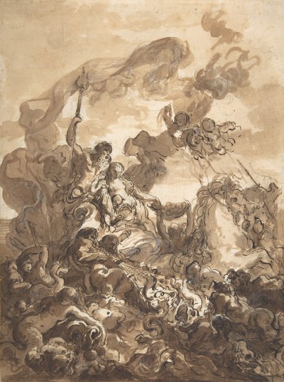 Allegoria della Pesca: Nettuno e Anfitrite da Gabriel Francois Doyen