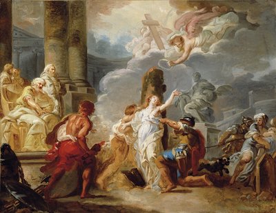 Il martirio di una santa, uno schizzo da Gabriel Francois Doyen