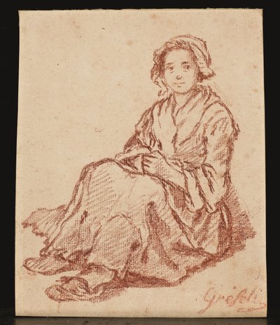 Una donna seduta (Femme assise) da Gabriel Gresly