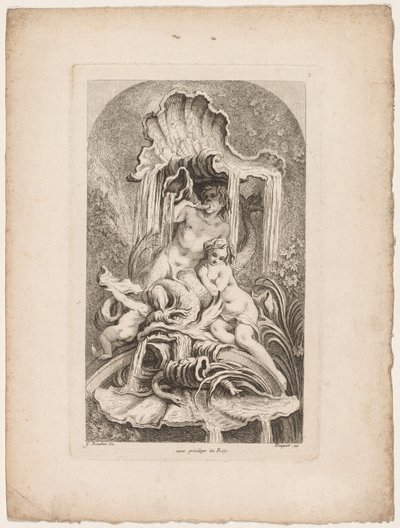Libro delle Fontane: No. 2 da Gabriel Huquier