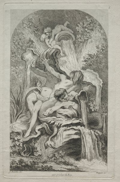 Libro delle fontane: n. 5, c. 1736 da Gabriel Huquier