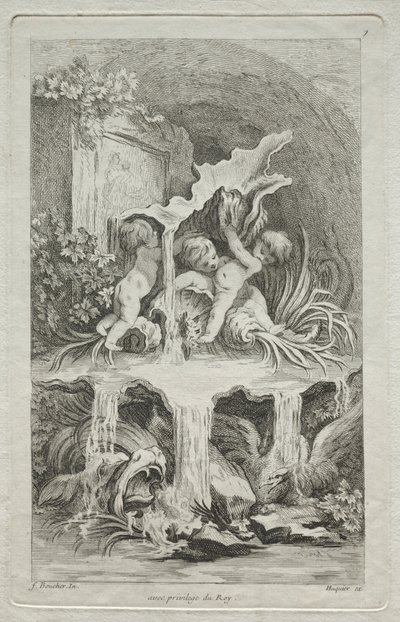 Libro delle fontane: n. 7, c. 1736 da Gabriel Huquier