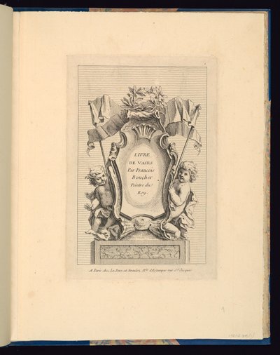 Tavola 1, Libro di Vasi da Gabriel Huquier