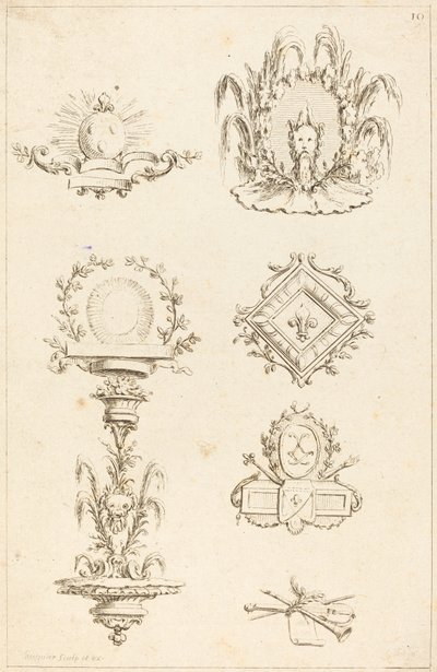 Disegni per Finalini: pl. 10 da Gabriel Huquier after Claude Gillot
