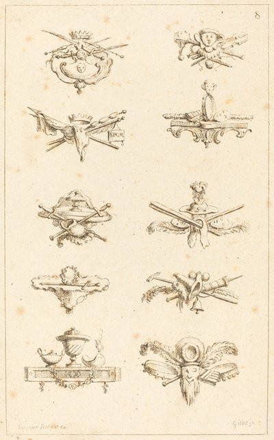 Disegni per Finalini: pl. 8 da Gabriel Huquier after Claude Gillot
