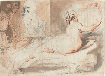 Schizzi di figure da Gabriel Jacques de Saint Aubin