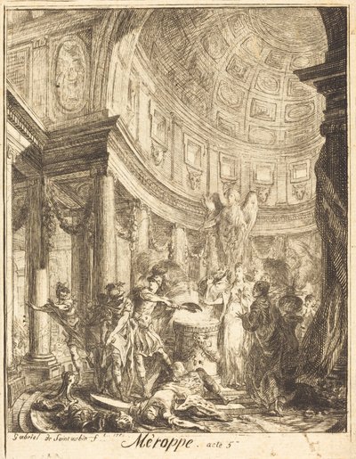 Merope da Gabriel Jacques de Saint Aubin