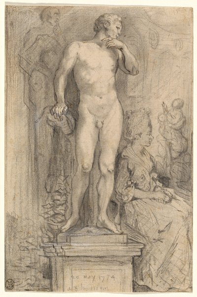 Appuntamento al Palais Royal da Gabriel Jacques de Saint Aubin