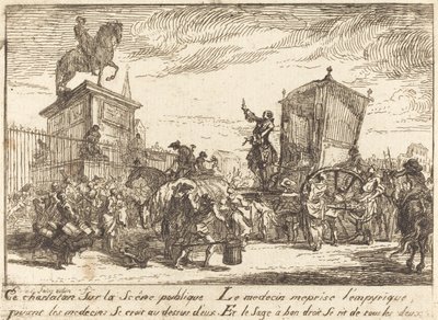 Il Ciarlatano da Gabriel Jacques de Saint Aubin