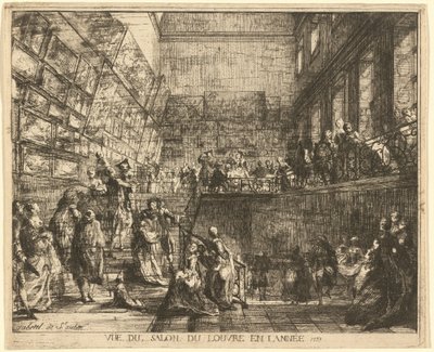 Veduta del Salone del Louvre nell