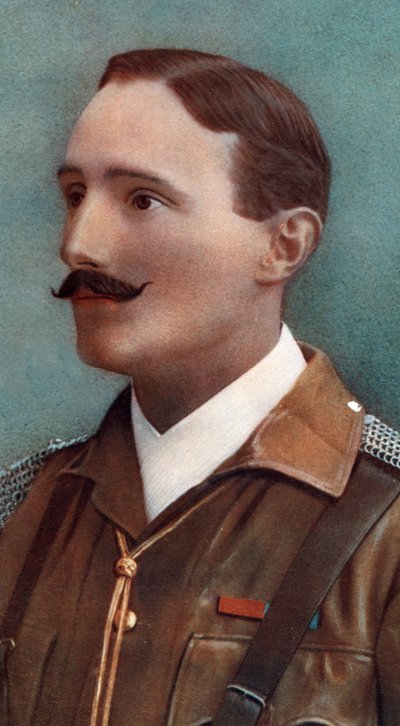 Raymond Harvey de Montmorency, VC, comandante degli scout di Montmorency, c1900 1902 da Gabriel Lekegian