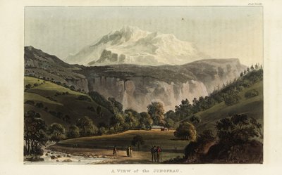 Monte Jungfrau nelle Alpi Bernesi, Svizzera da Gabriel Ludwig (after) Lory