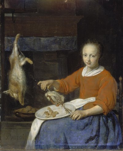Tedesco: Die Köchin La Cuciniera da Gabriel Metsu