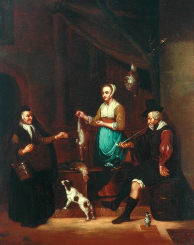Il venditore di pollame da Gabriel Metsu