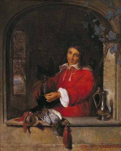 Il cacciatore da Gabriel Metsu