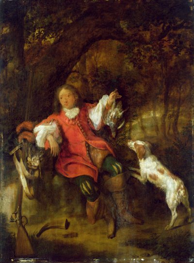 Il cacciatore da Gabriel Metsu