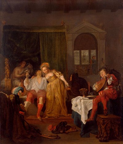 La parabola del figliol prodigo, 1640s da Gabriel Metsu
