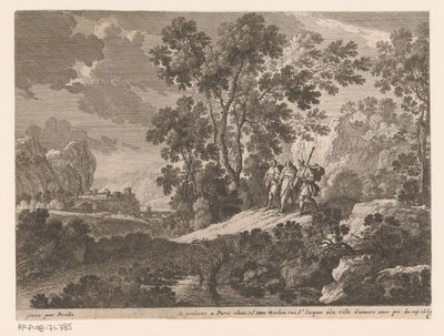 Cristo e i discepoli di Emmaus da Gabriel Perelle