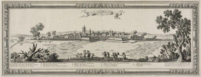 Landrecy en Heynault, 1631 da Gabriel Perelle