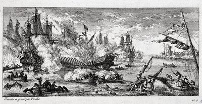 Battaglia navale di Agosta (oggi Augusta in Sicilia) tra la flotta francese e un