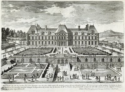 Veduta del castello di Meudon - di Perelle, fine XVII secolo da Gabriel Perelle