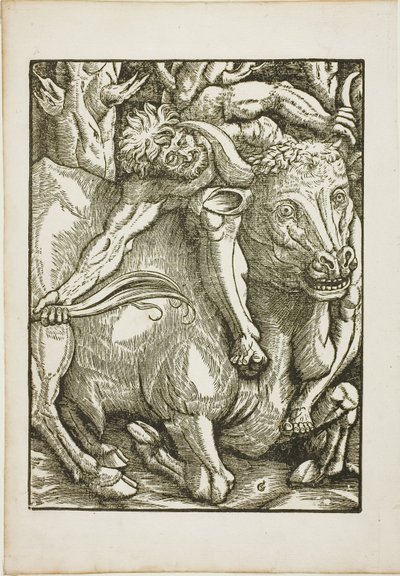 Le fatiche di Ercole: Ercole cattura il toro cretese da Gabriel Salmon