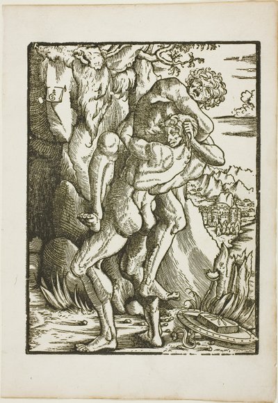 Le fatiche di Ercole: Ercole e Anteo da Gabriel Salmon