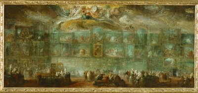 Vista del Louvre ... da Gabriel de Saint-Aubin