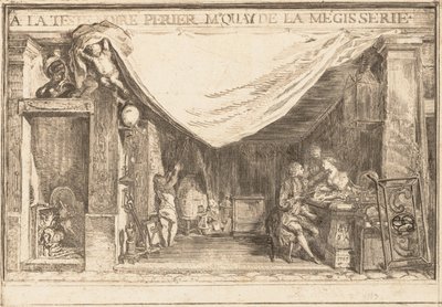Il Negozio di M. Périér, Mercante di Ferramenta, 1767 da Gabriel de Saint Aubin