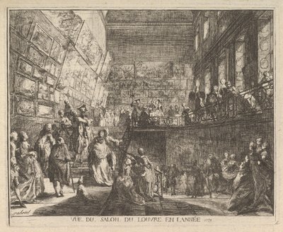 Veduta del Salone del Louvre nell