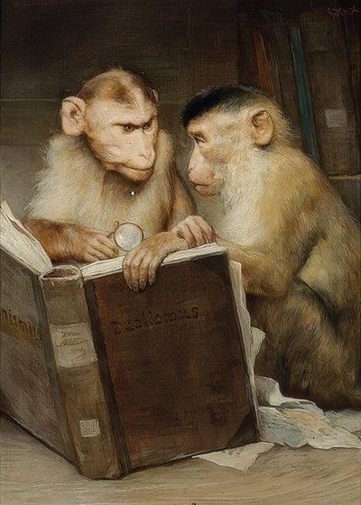 Gli studiosi da Gabriel von Max