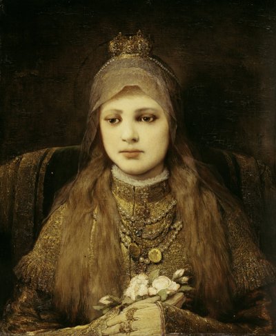 Santa Elisabetta da bambina da Gabriel von Max
