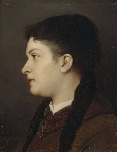 Ritratto di ragazza da Gabriel von Max