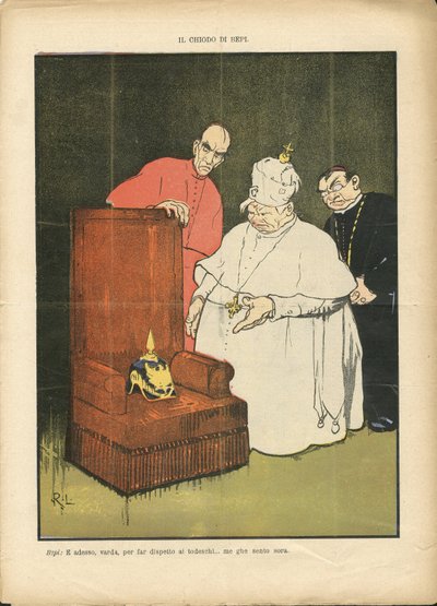 Illustrazione di Galantara (1865-1937) in L